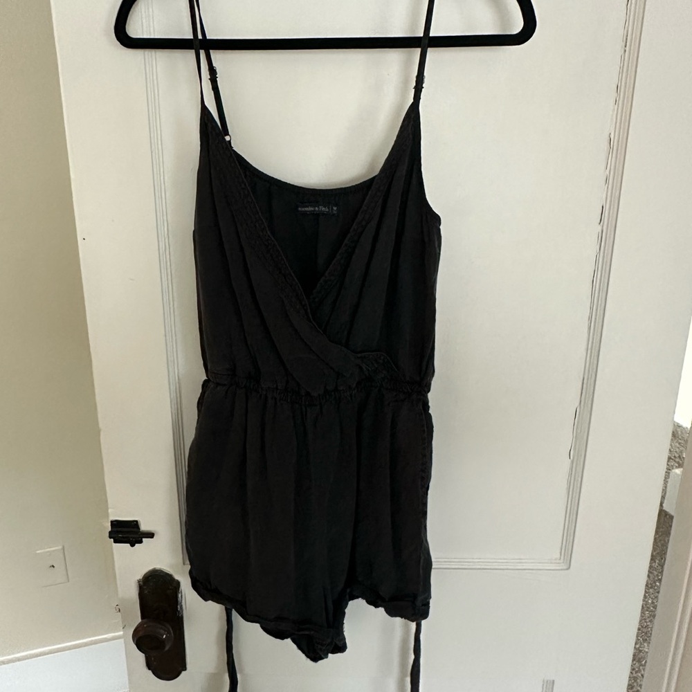Abercrombie & Fitch Black Romper